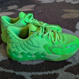 Puma Melo 1 Neon Green Youth 4.5